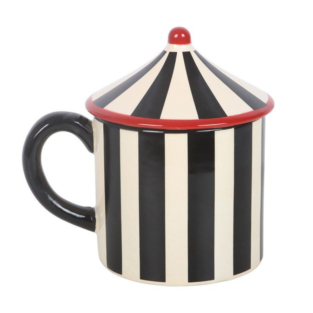 Black Striped Circus Tent Mug