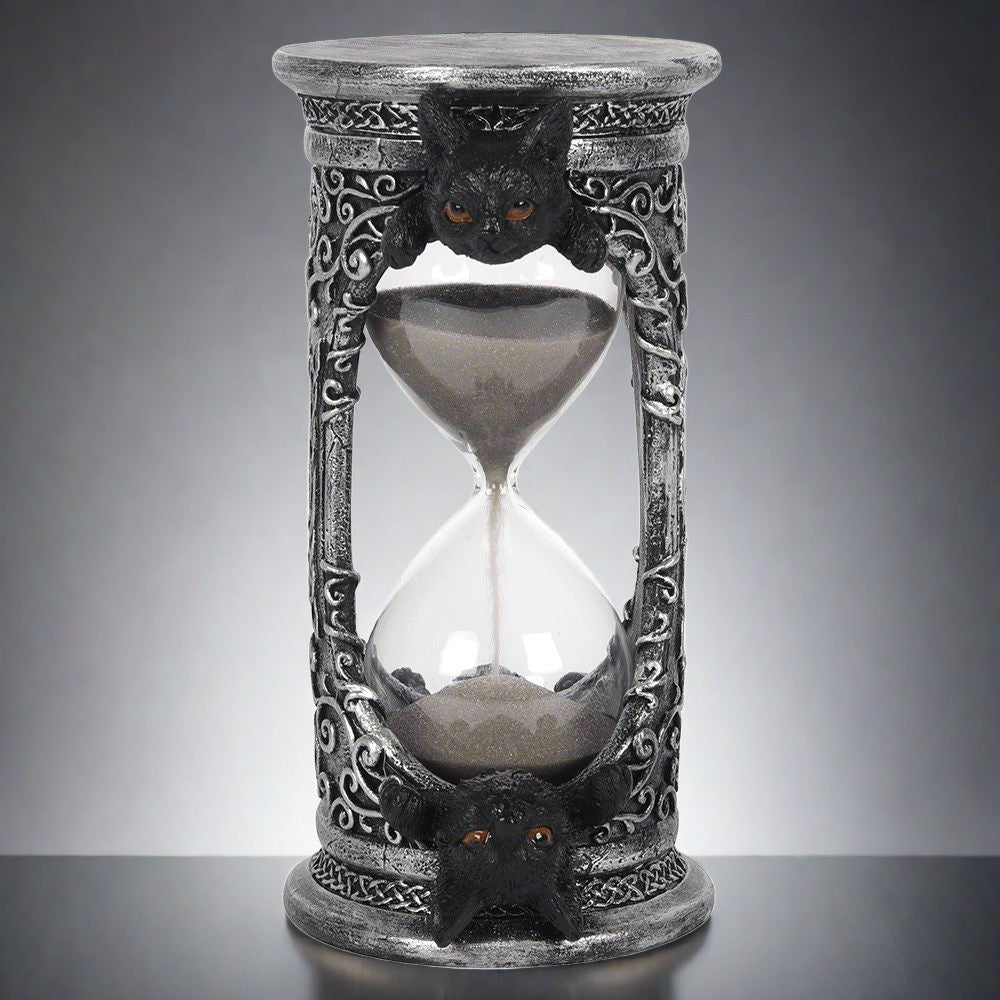 Black Cat 60 second timer Hourglass