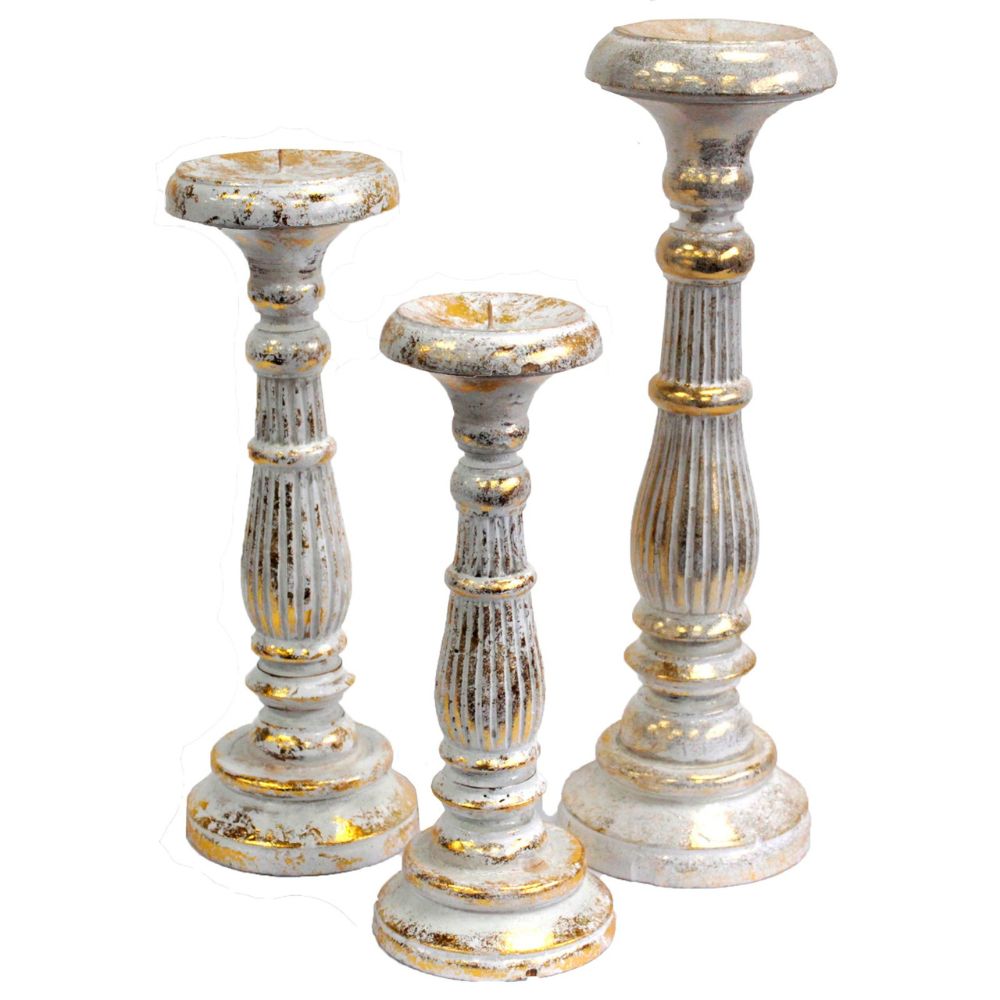 Hand made Vintage style candle Sticks