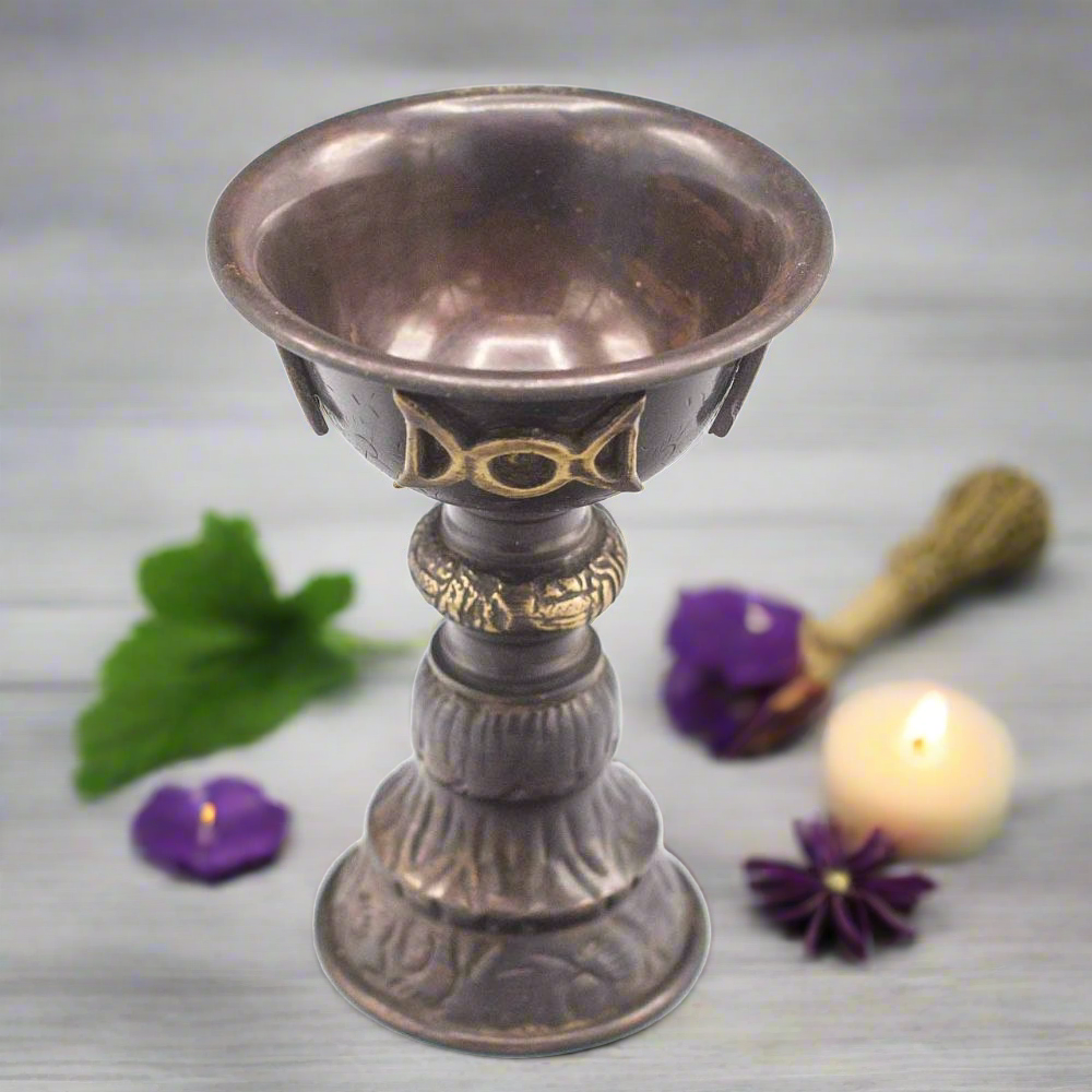 Antique Copper Ritual Goblet