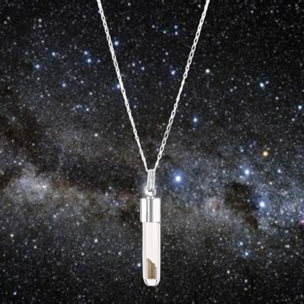 A Piece of Mars Pendant: Certified Dust in a vial