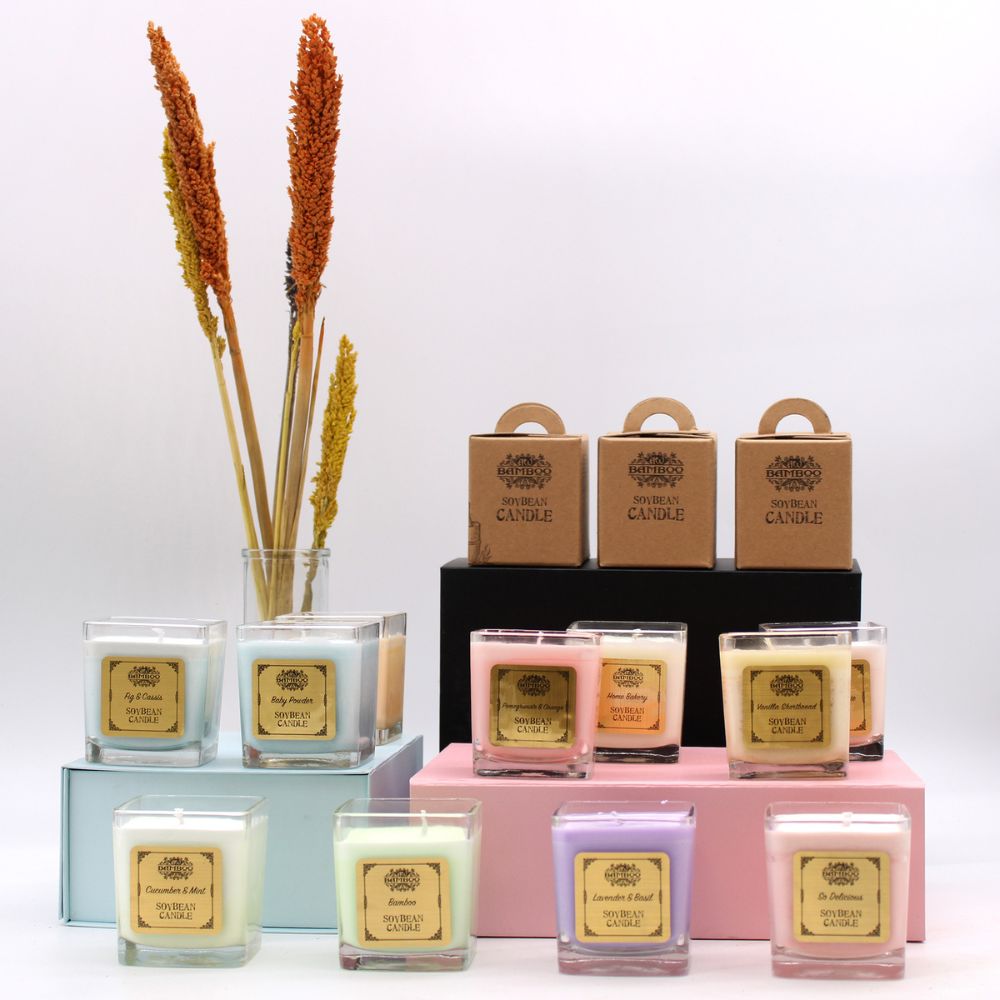 Eco-friendly Soybean Wax Candles