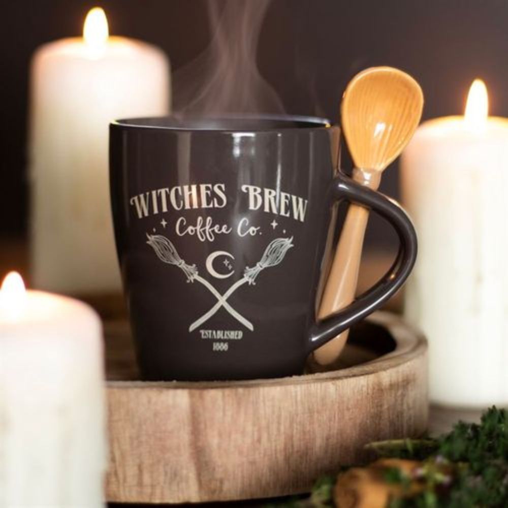 Witches brew Coffee Mug and Spoon Gift Set