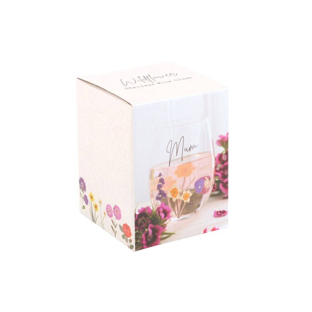Stemless Wine Glass – Mum