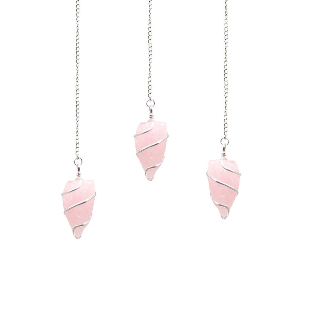 Raw Gemstone Pendulum