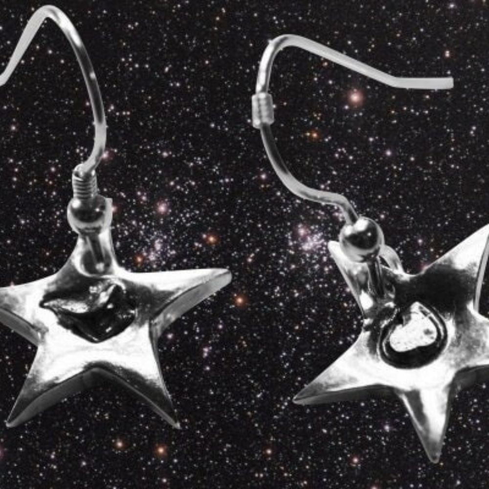 Sterling Silver - Captured Starlight Earrings - Certified