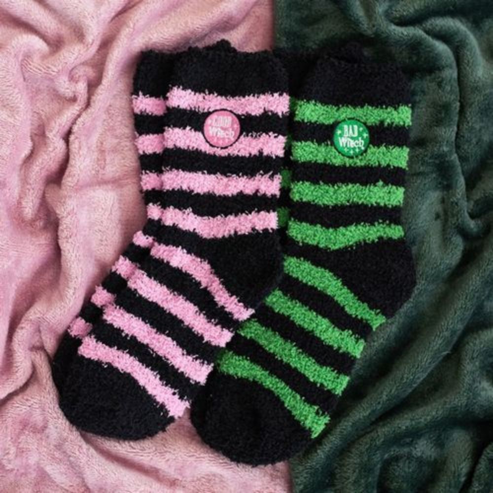 Good Witch / Bad Witch Fluffy Sock Set