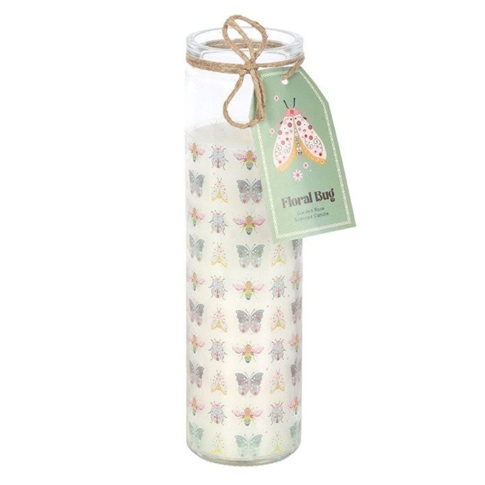 Floral Bug Garden Tube Candle