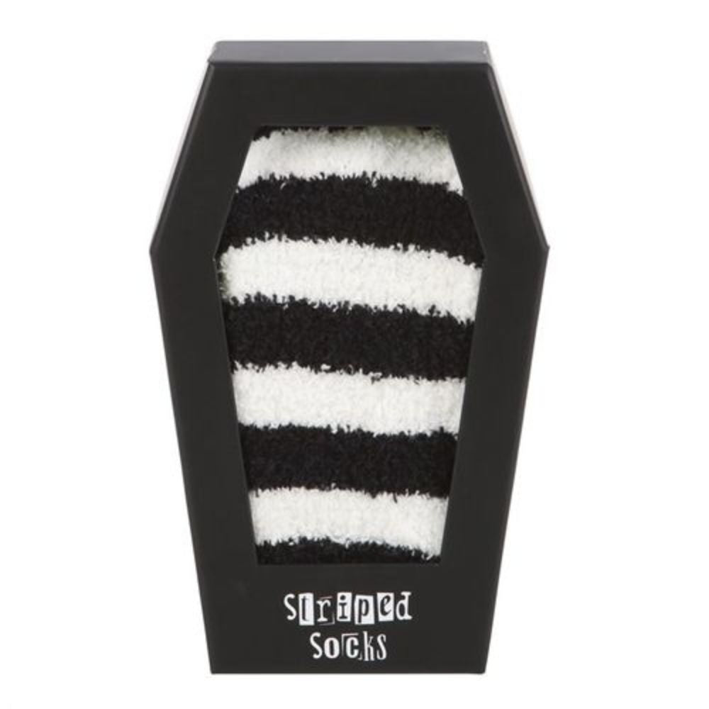 'Coffin Cosy' Striped Socks