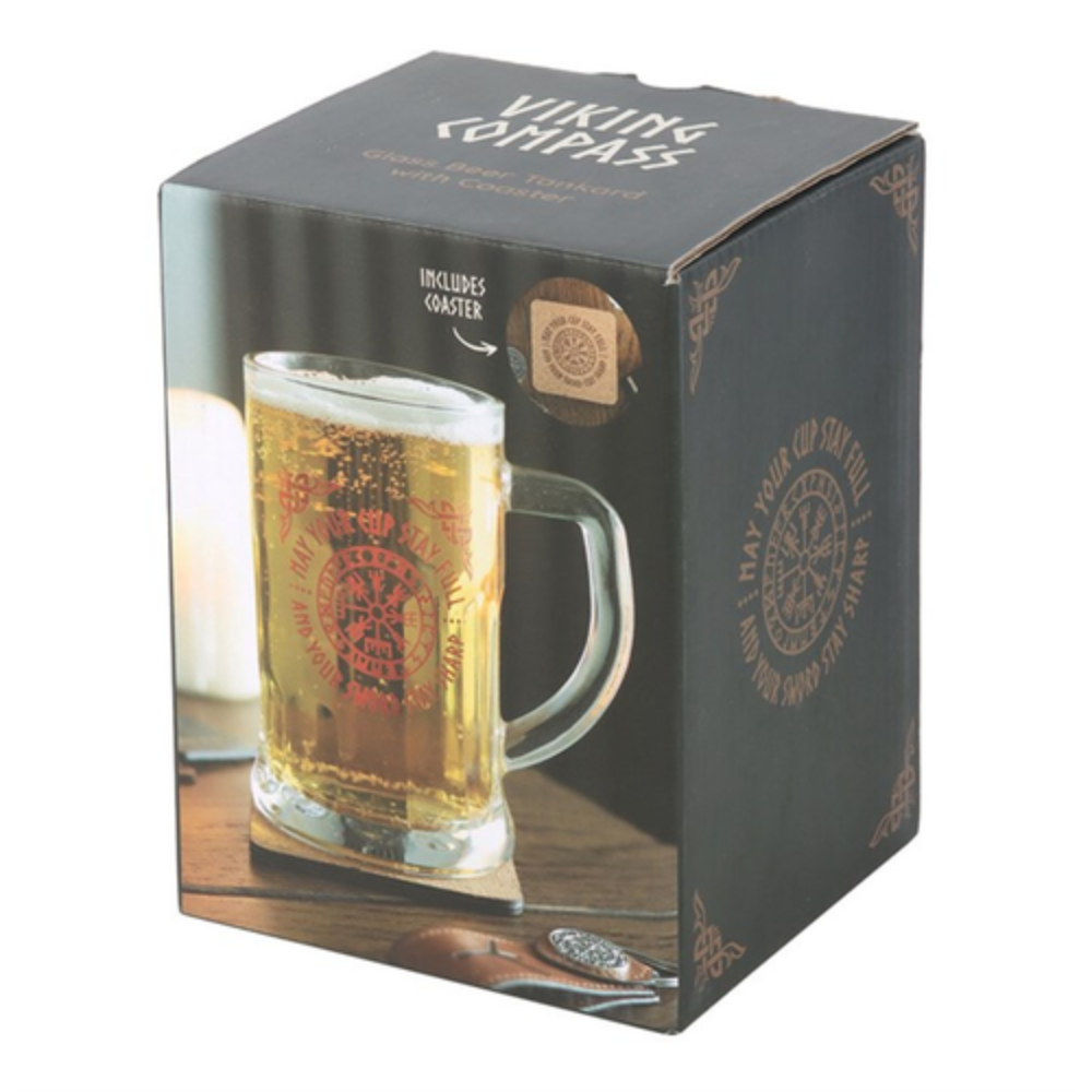 Compass of the North – Vegvísir Beer Tankard