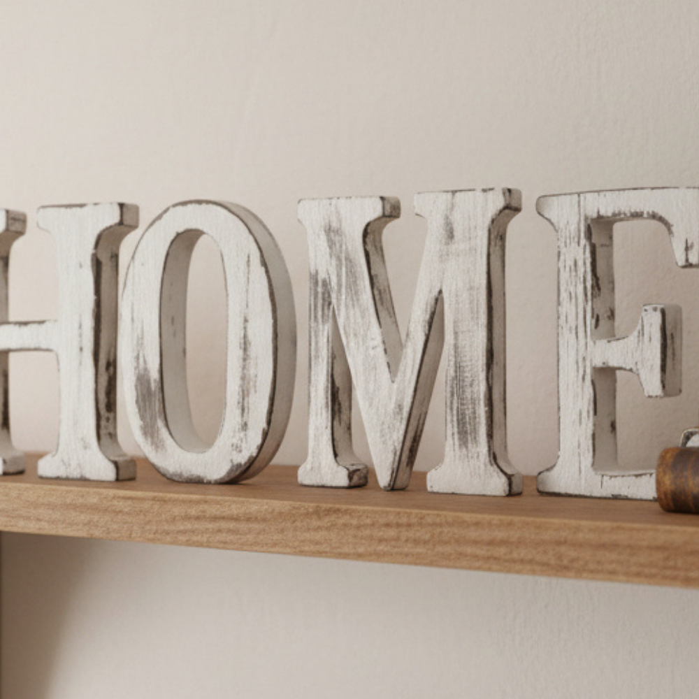 Shabby Chic letter set - Home