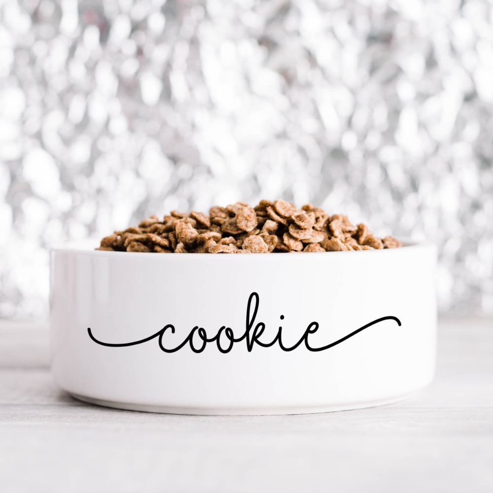 Personalised 'Fancy Name' Pet Bowl