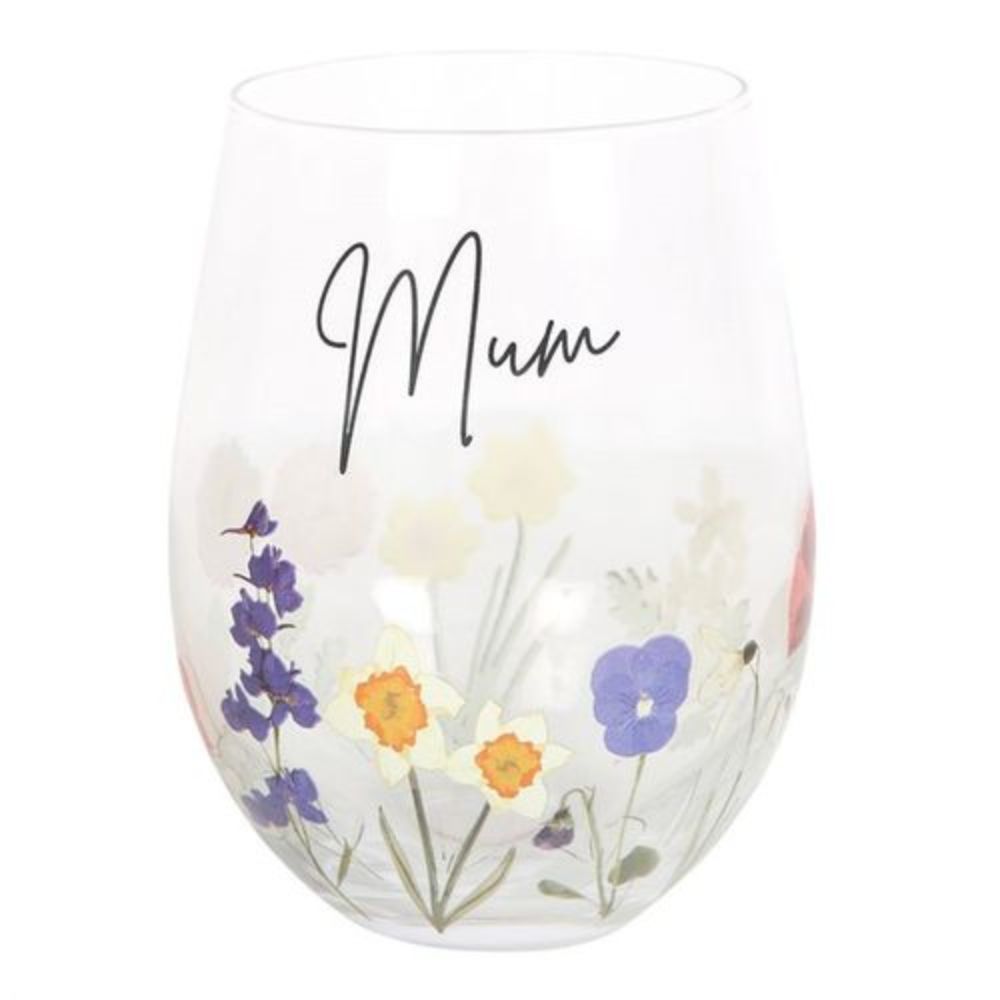 Stemless Wine Glass – Mum