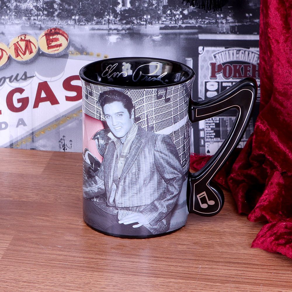 Elvis Presley with Pink Cadillac Mug