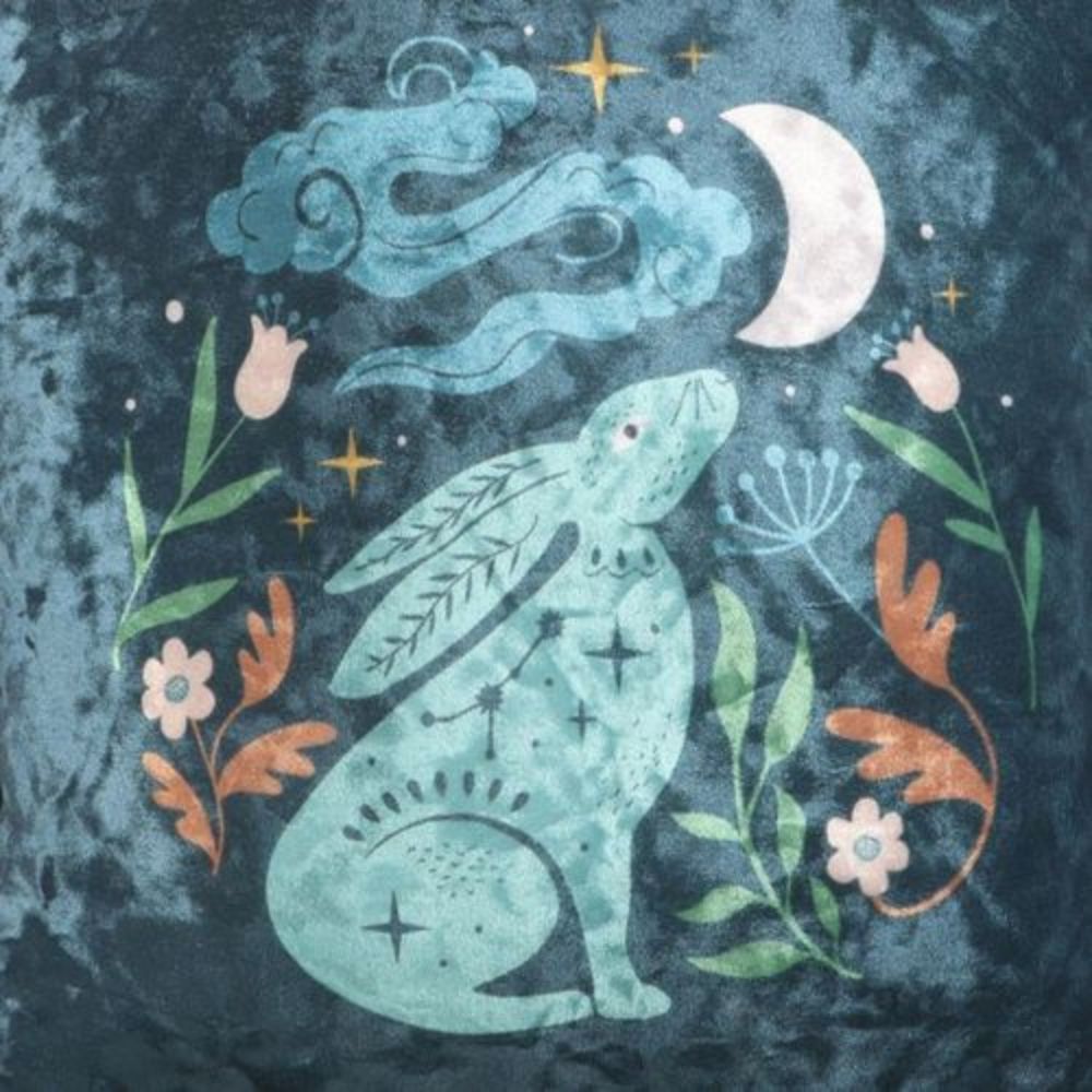 Midnight Hare Cushion