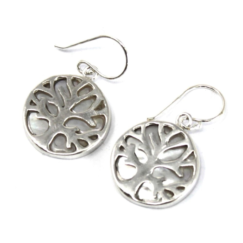 Silver Tree of Life Earrings