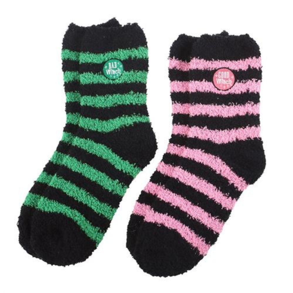 Good Witch / Bad Witch Fluffy Sock Set