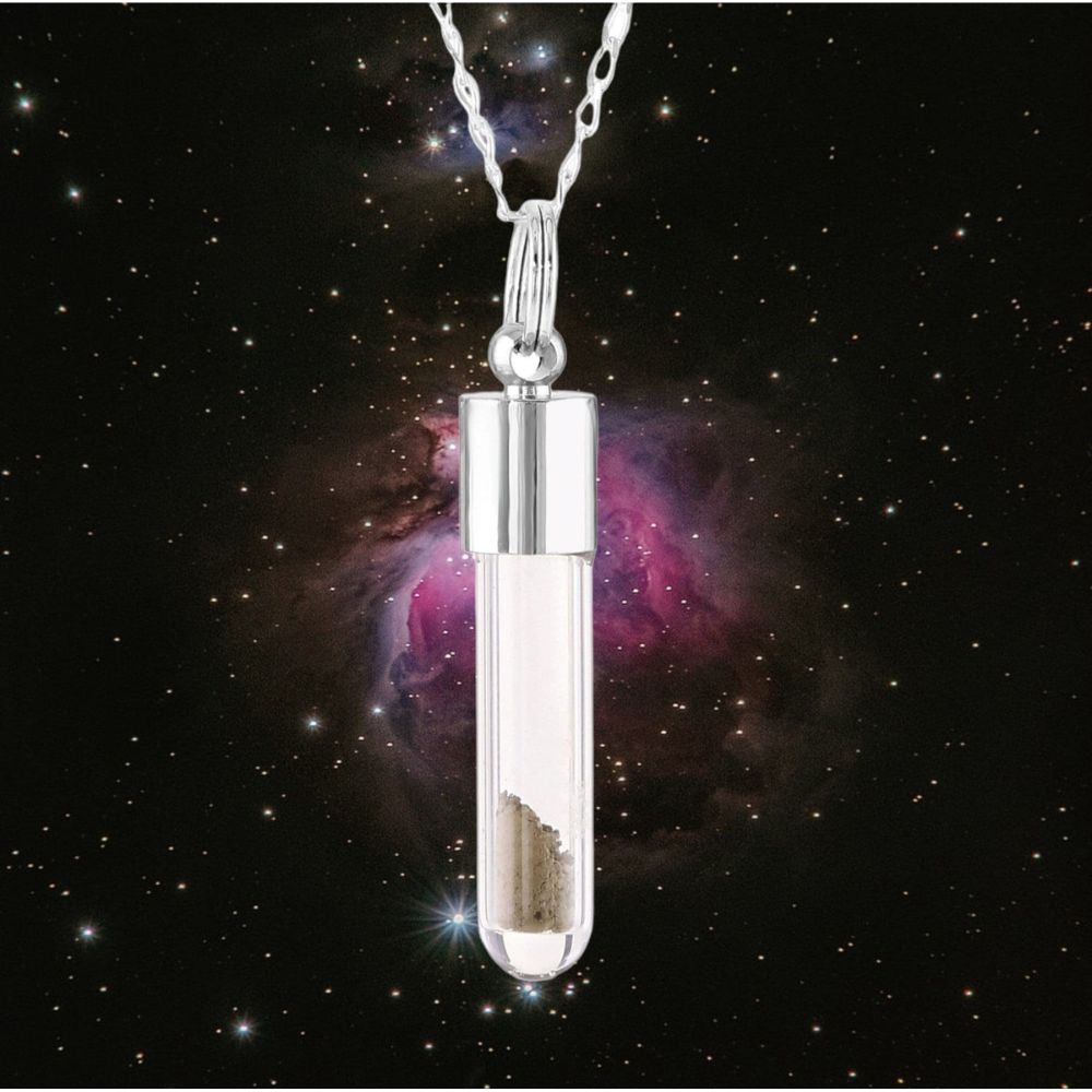 A Piece of Mars Pendant: Certified Dust in a vial