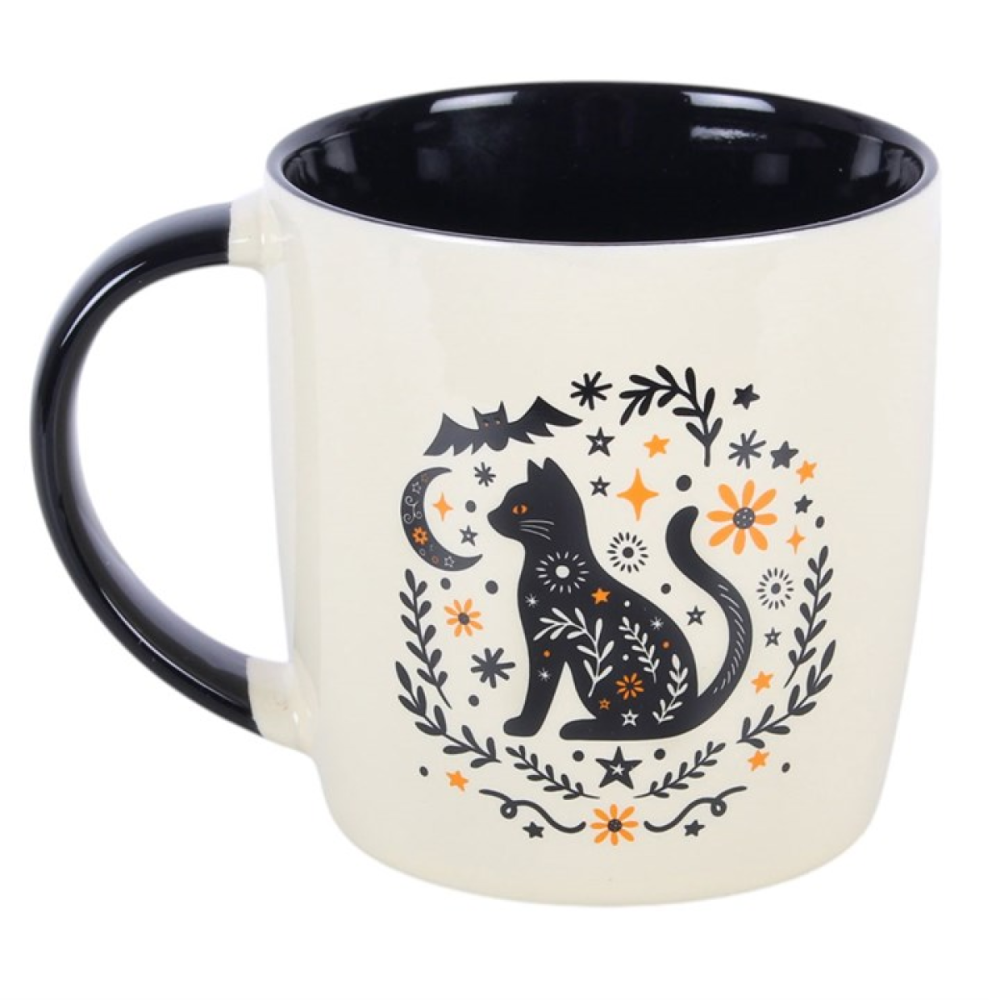 Frightful Folk Black Cat Mug