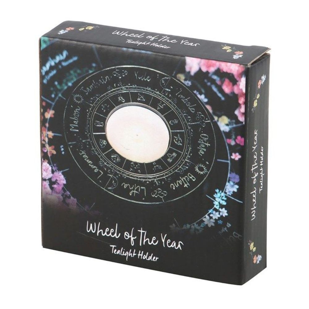 Wheel of the Year Tealight Candle Holder