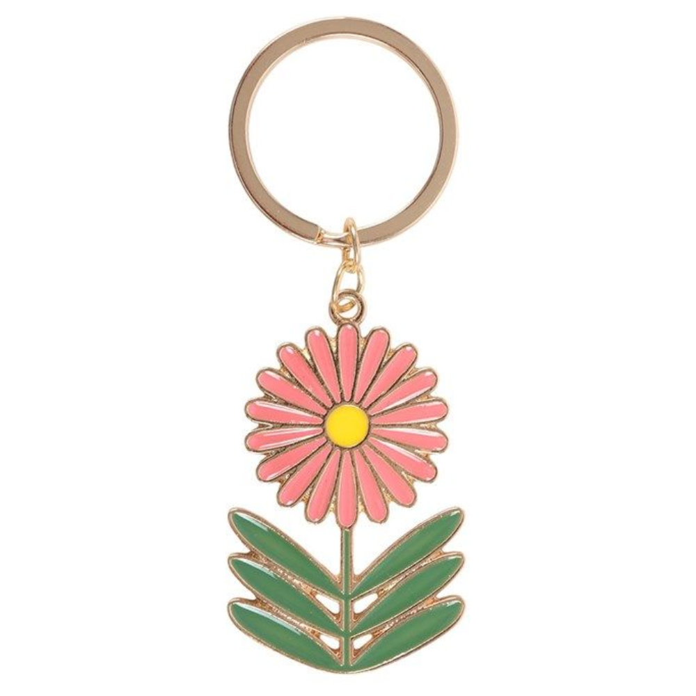 No Rain, No Flowers Keyring