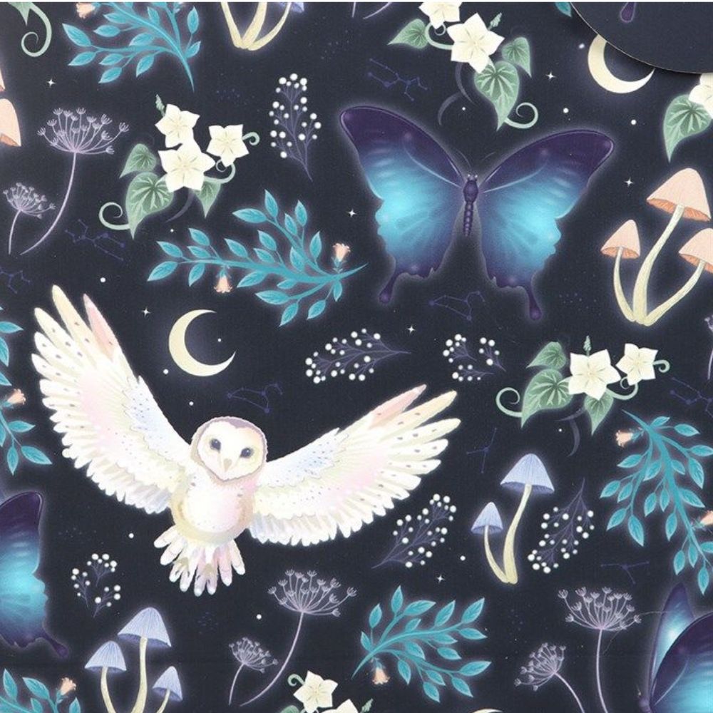 Gift Bag - Midnight Forest Owl Print