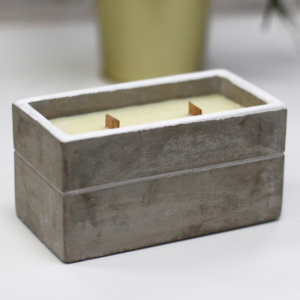 Minimalist Urban Concrete Candle