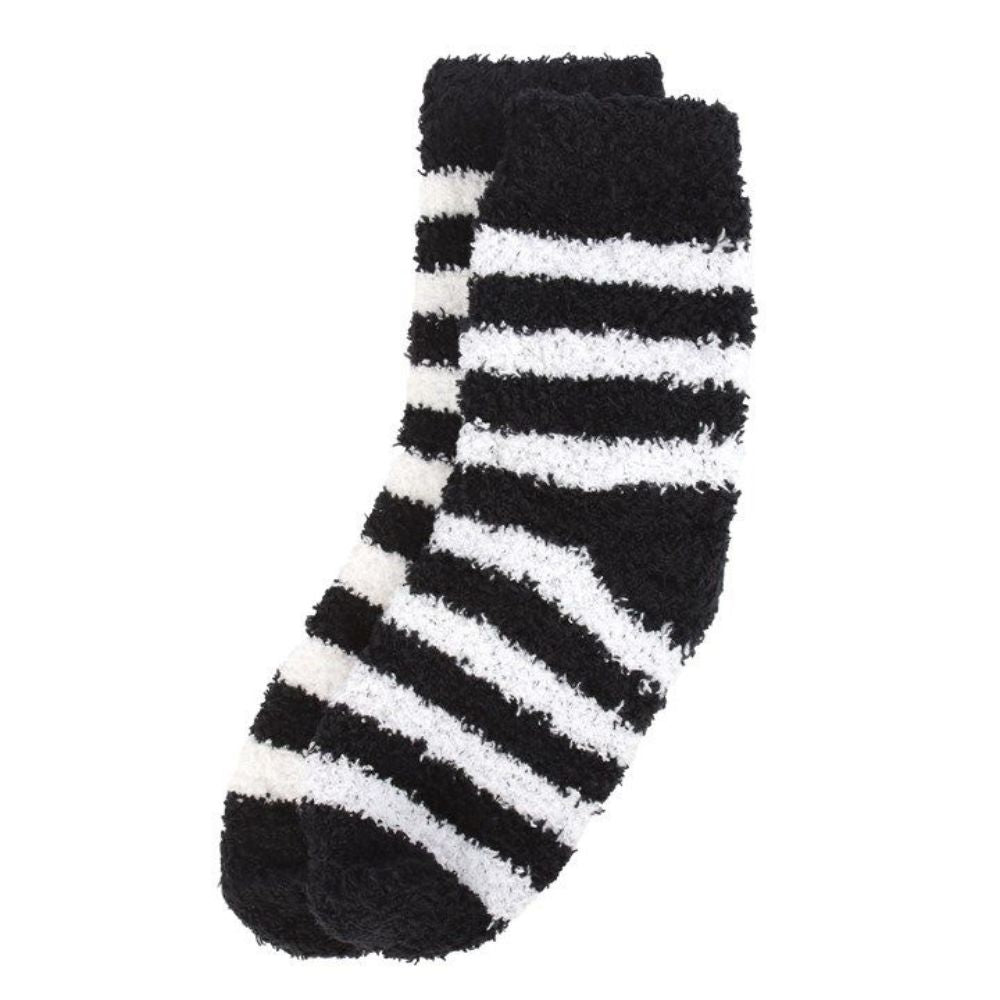 'Coffin Cosy' Striped Socks