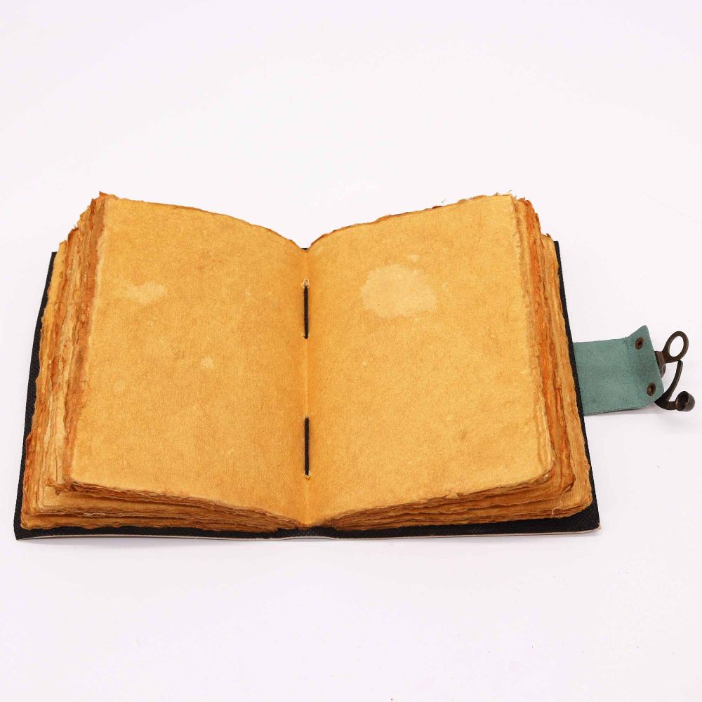 Hand Made Genuine Leather Journal 'Moon Phases'