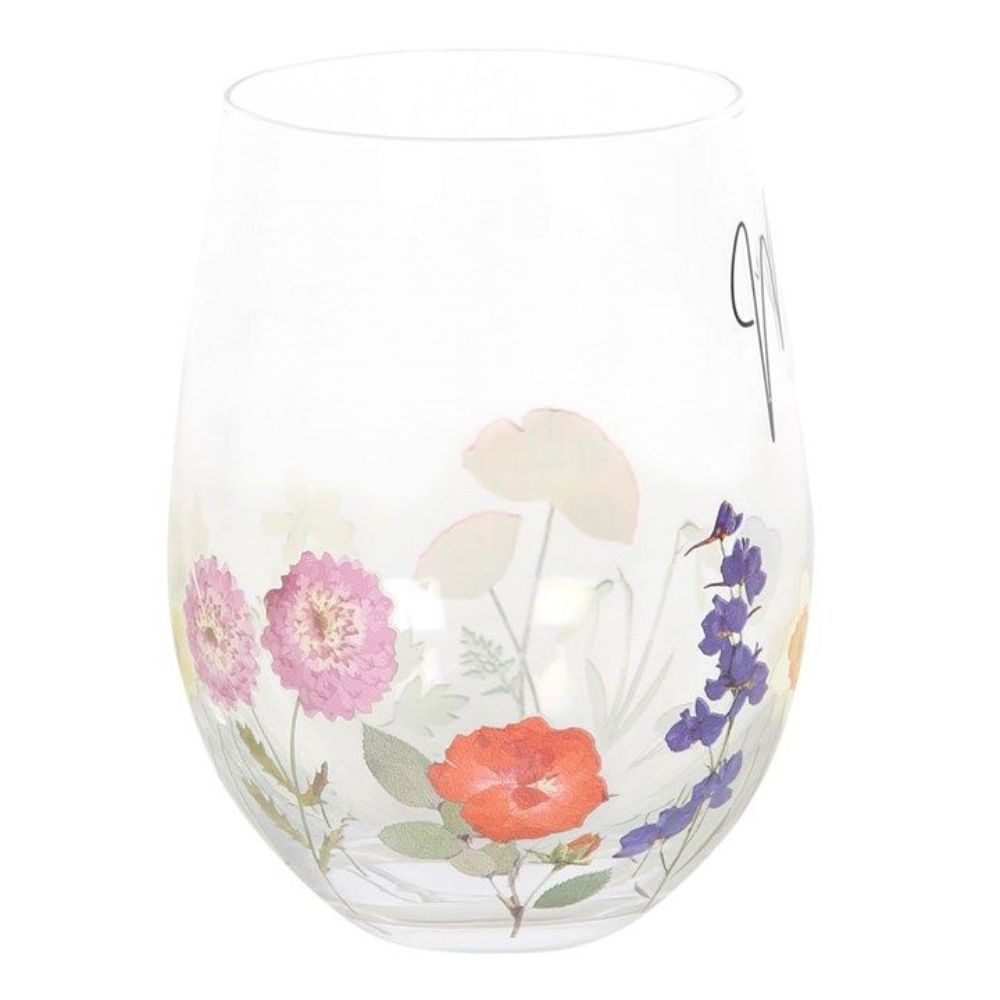 Stemless Wine Glass – Mum