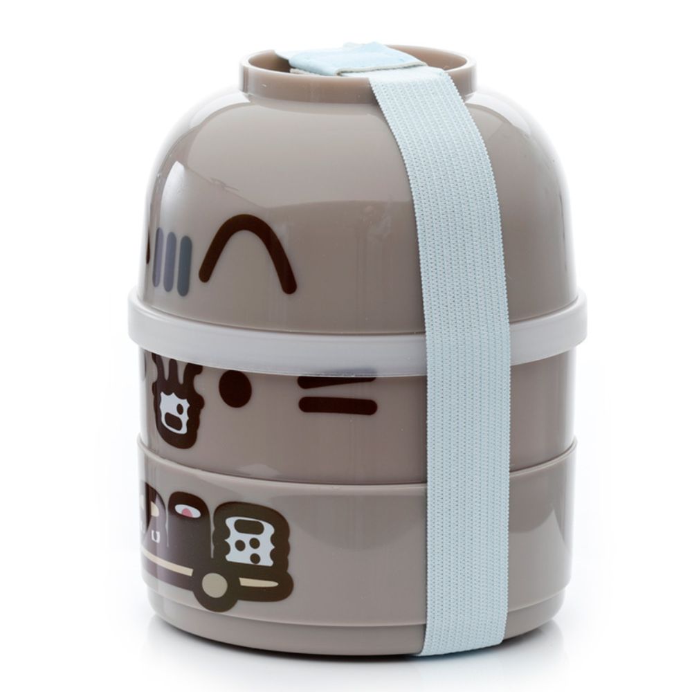 Bento Round Stacked Lunch Box - Pusheen the Cat