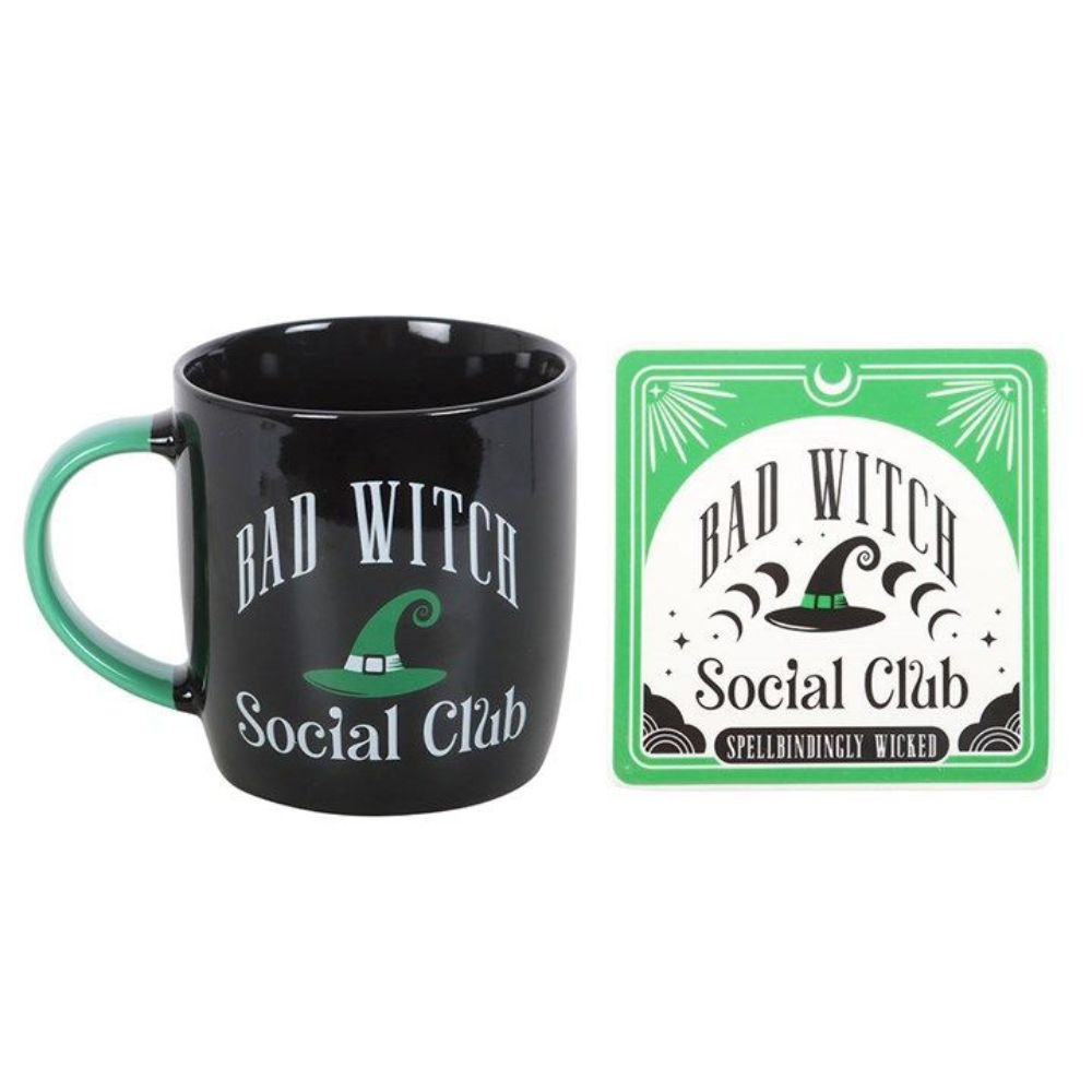 Witch Vibes Only – Mug & Coaster Set