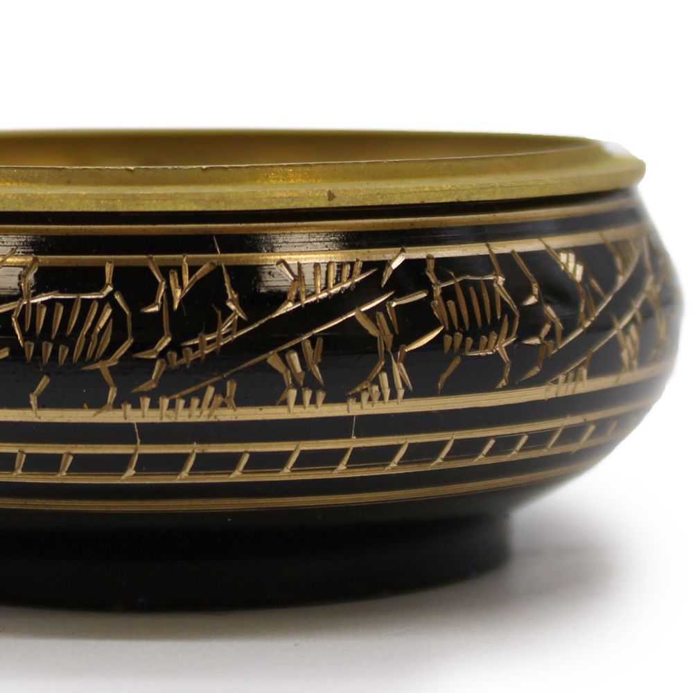 Solid Brass Incense Bowl