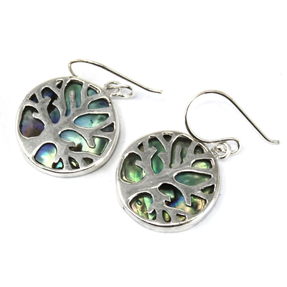 Silver Tree of Life Earrings