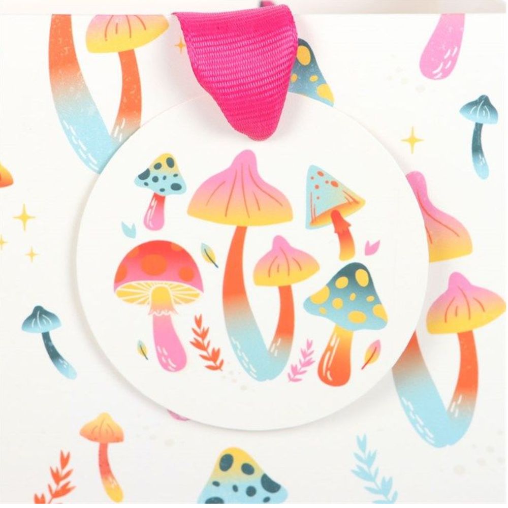 Gift Bag - Funky Fungi Mushroom Print