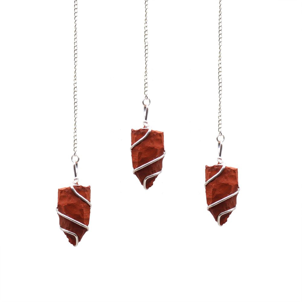 Raw Gemstone Pendulum