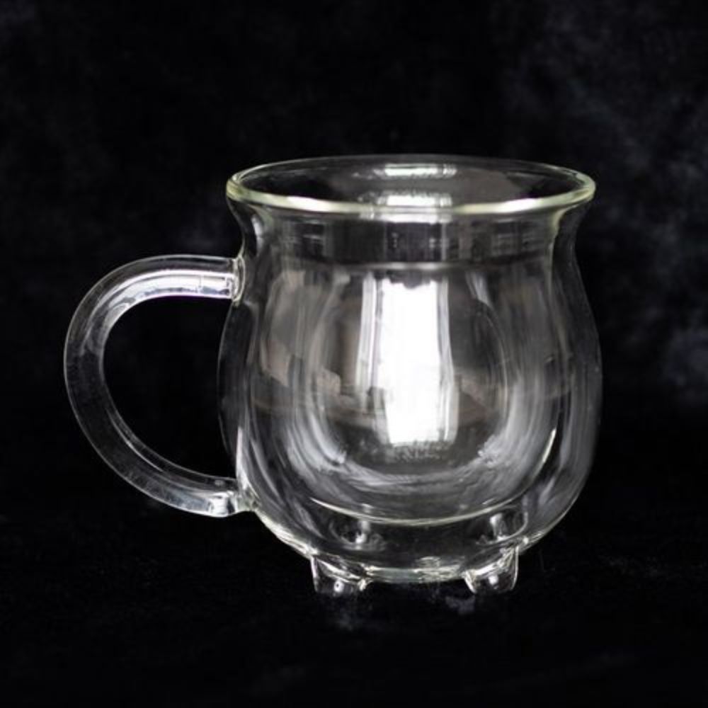 Glass cauldron Double wall mug