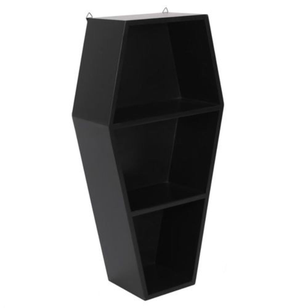 Coffin Shaped Shelves'