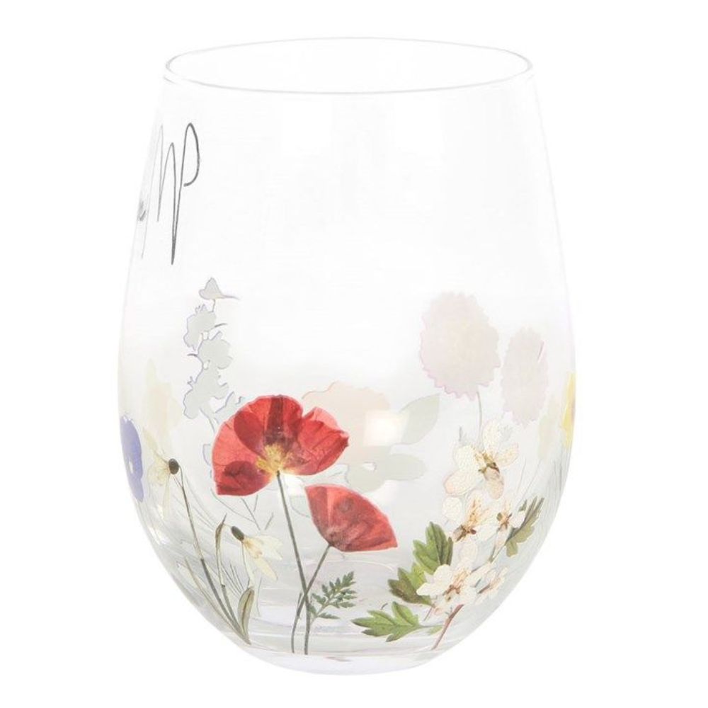 Stemless Wine Glass – Mum