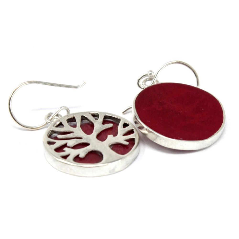 Silver Tree of Life Earrings
