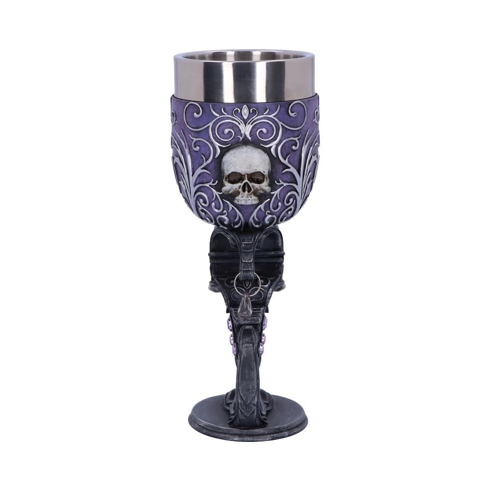 Death's Desire Twin Skull Heart Goblets
