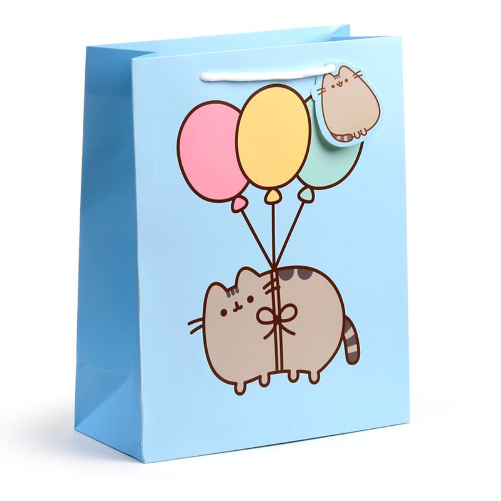 Gift Bag - Pusheen the Cat heart