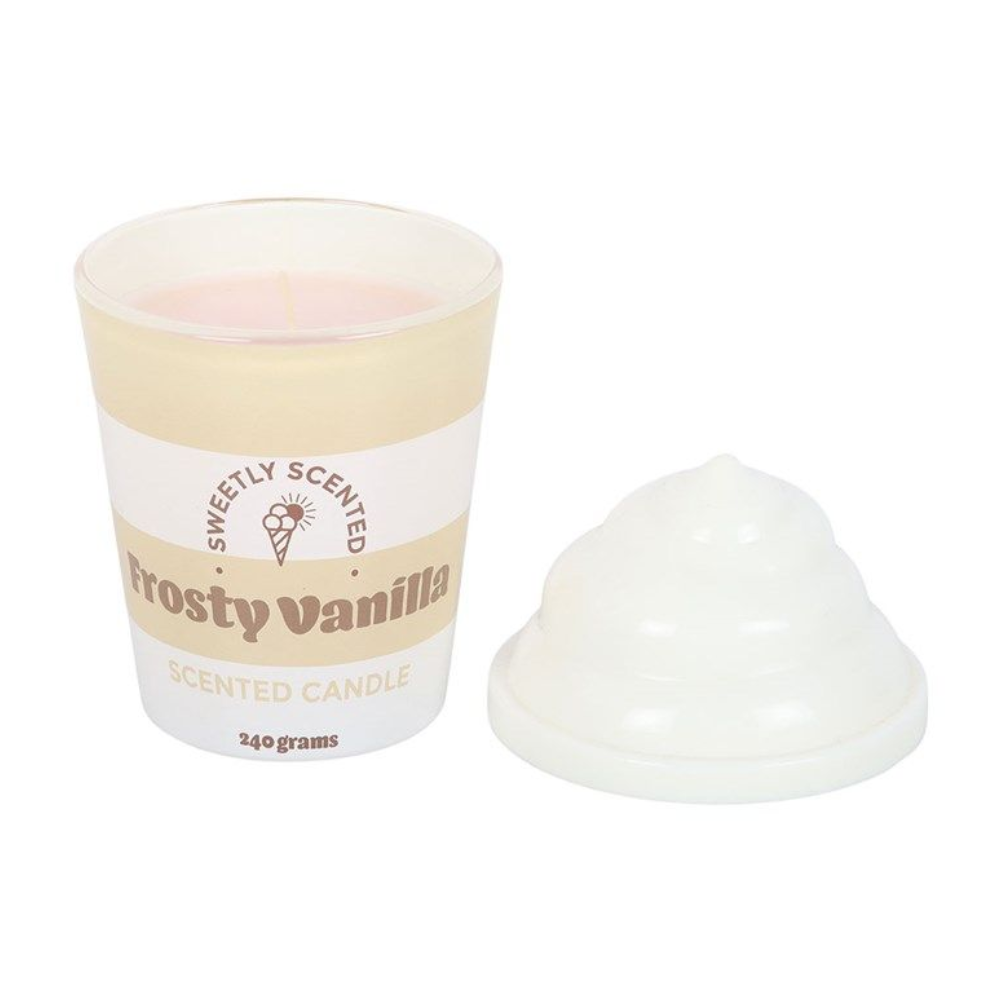 Frosty Vanilla Ice Cream Scented Candle