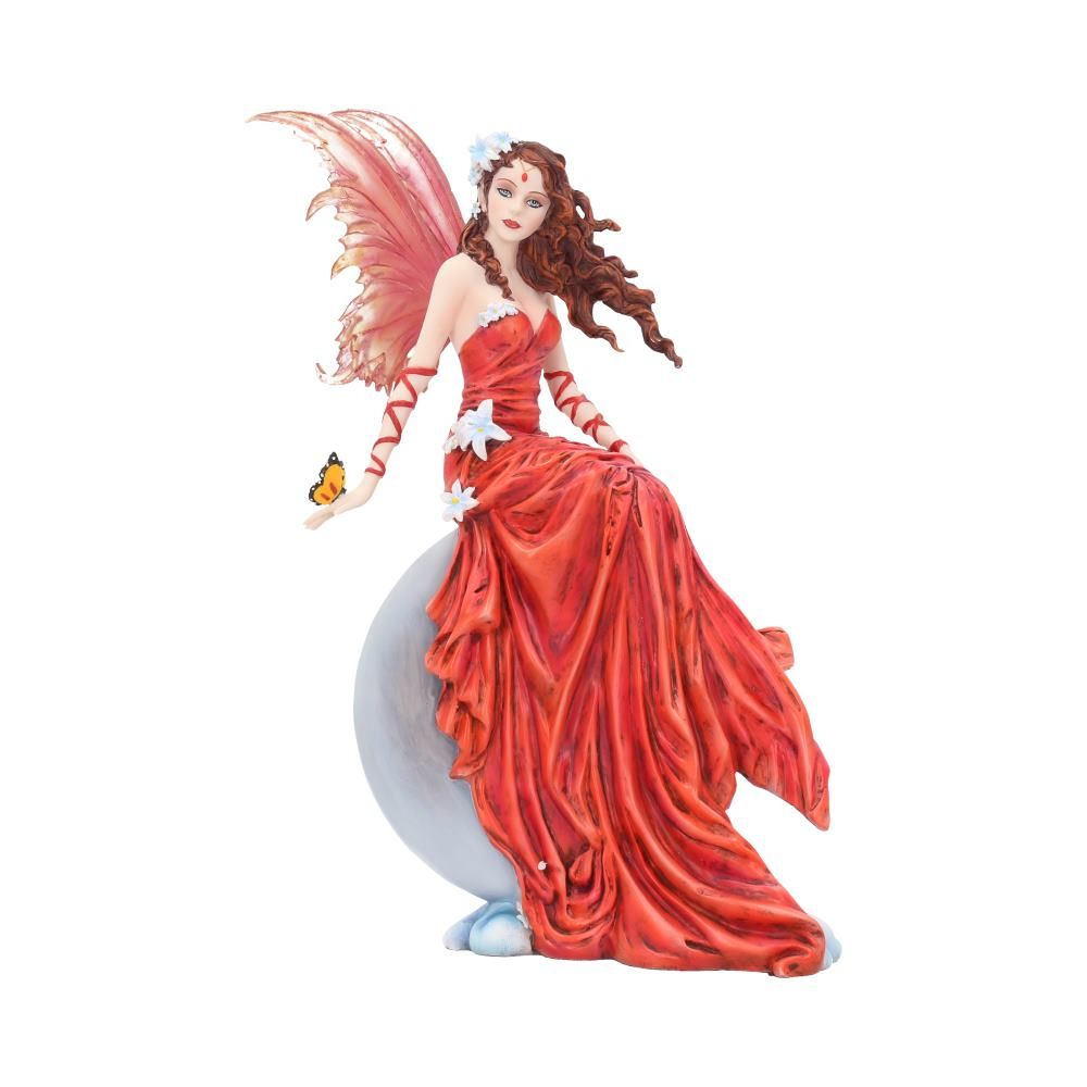 Crimson lily Fairy Figurine