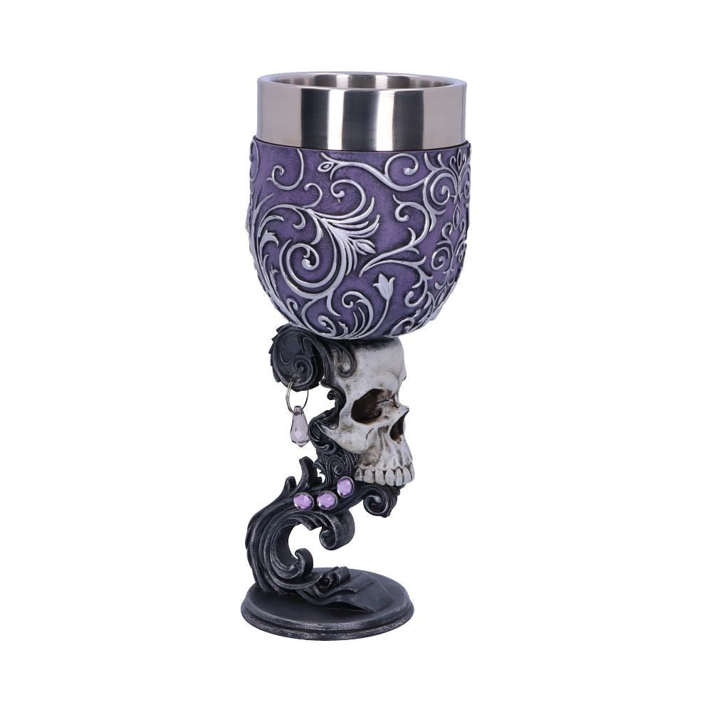 Death's Desire Twin Skull Heart Goblets