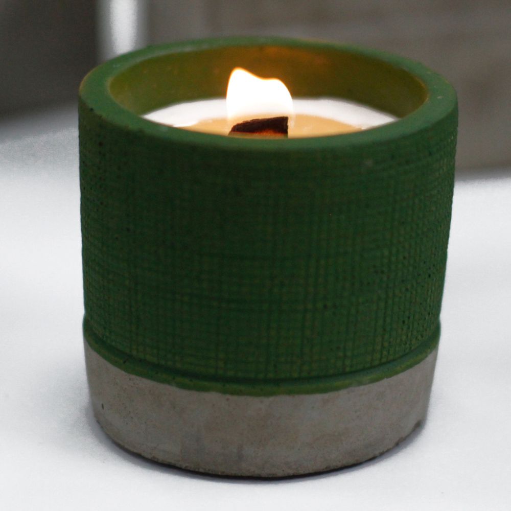 Minimalist Urban Concrete Soy Wax Candle
