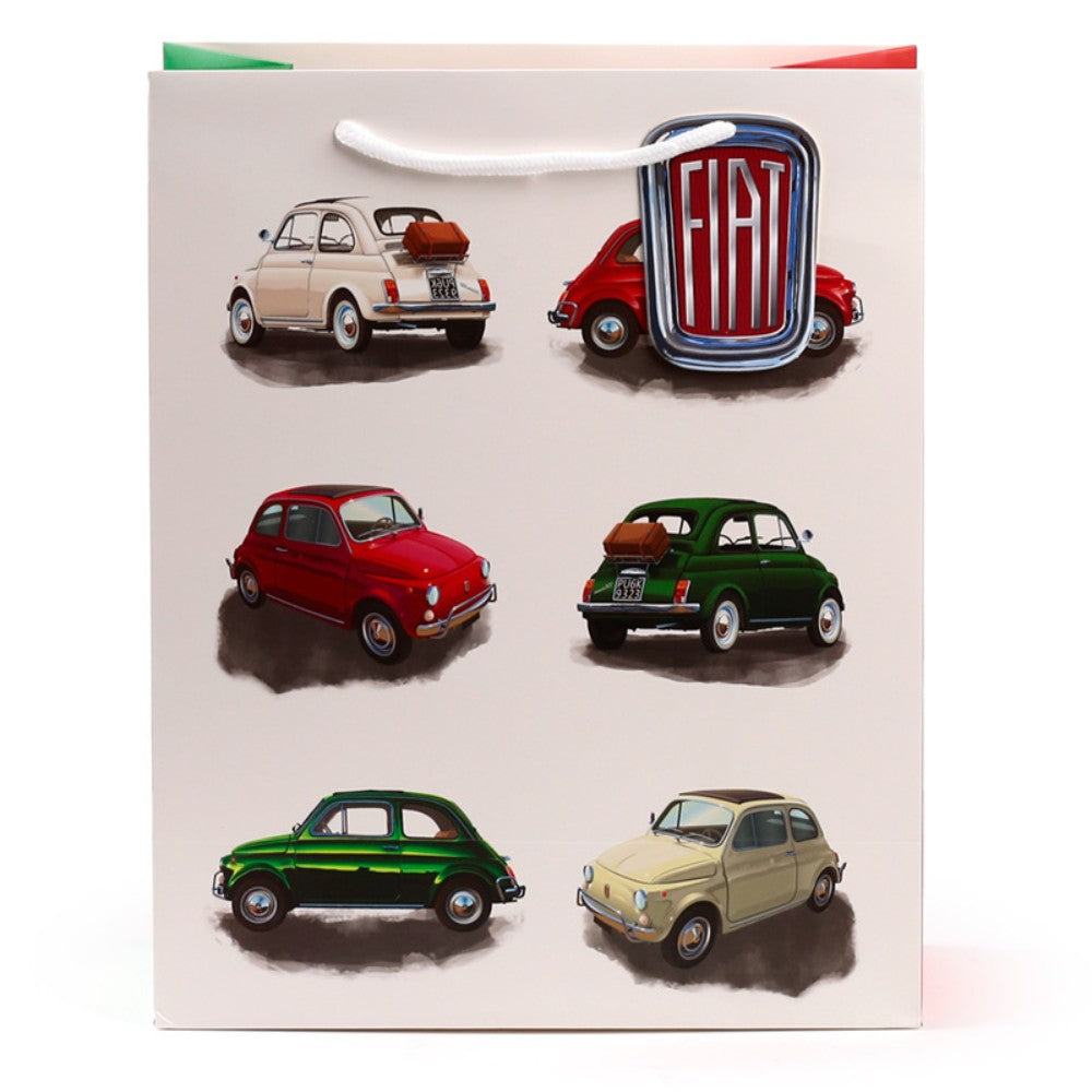 Fiat 500 - Retro Car Gift Bag