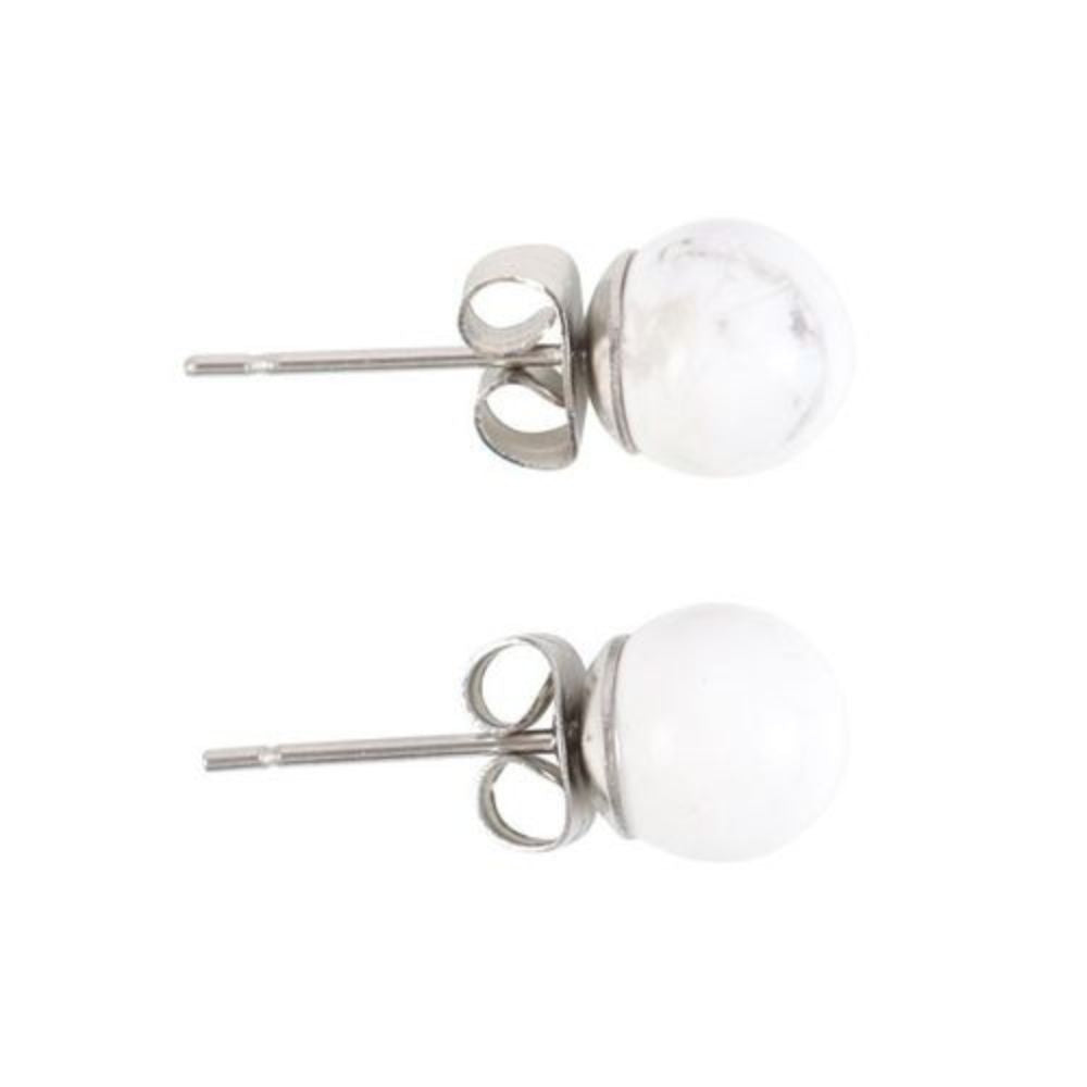 Semi Precious Crystal Earrings