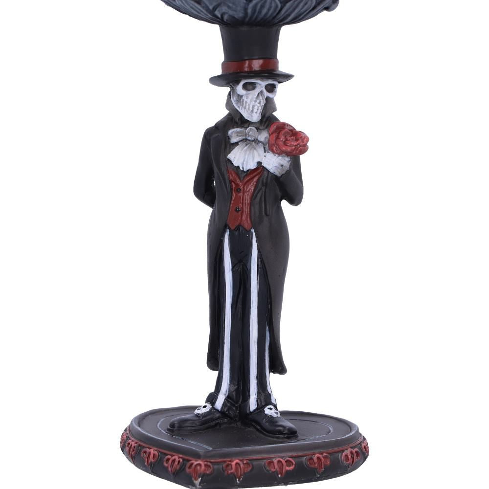 Mr and Mrs gothic Skeleton Goblet