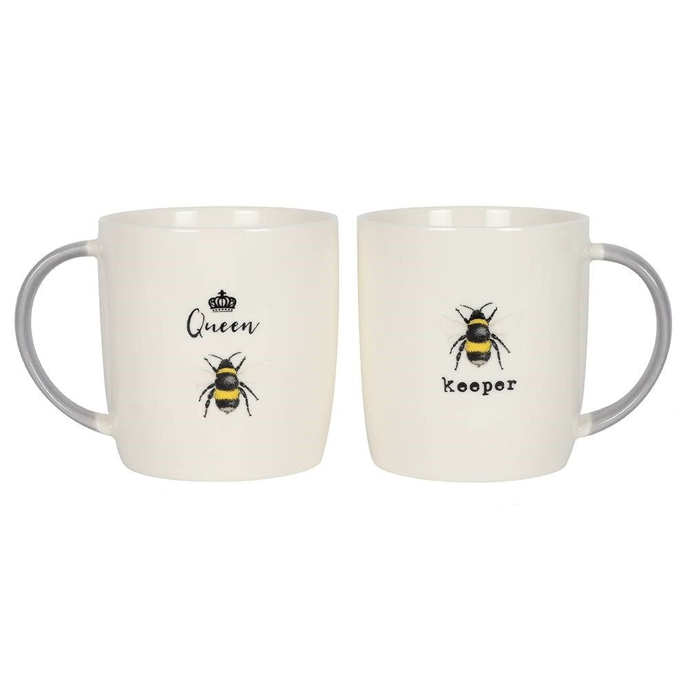 Queen Bee and Beekeeper Mug Gift Set